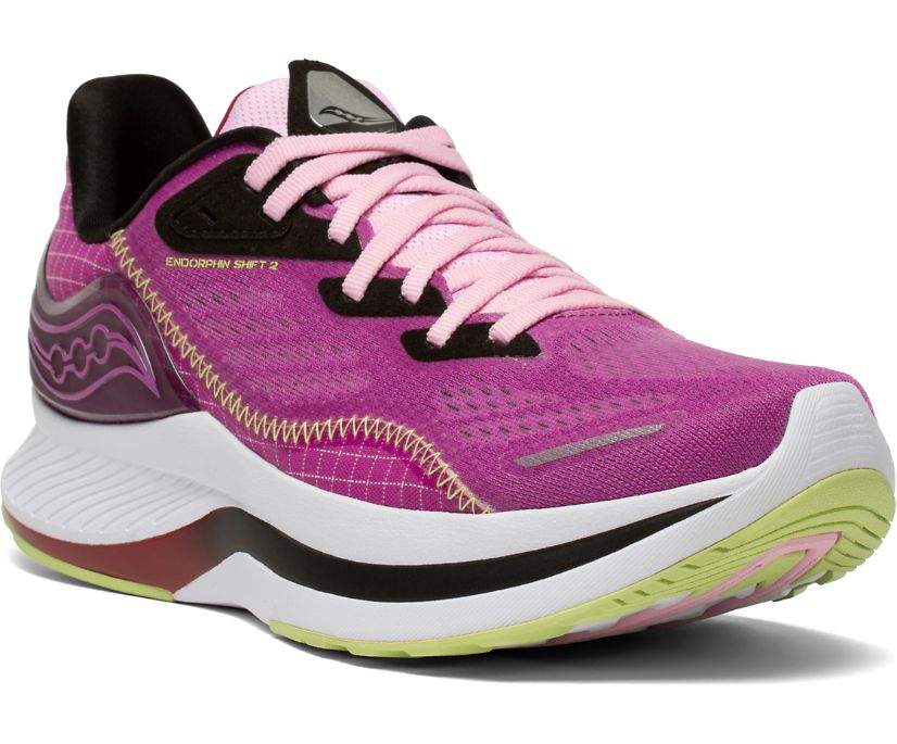 Saucony Endorphin Shift 2 Women's Running Shoes Pink / Purple | Canada 115AHKP